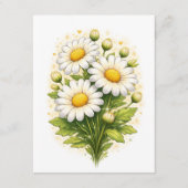 Carte D'accompagnement Floral Daisy Enclosure Card (Devant)