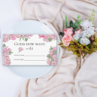 Floral rose - devinez combien de bouchons jeu de l