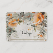 Carte D'accompagnement Floral Thank You (Devant)