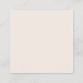 Carte D'accompagnement Floral Watercolor Wedding (Dos)