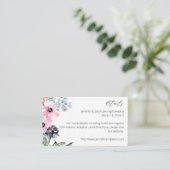 Carte d'accompagnement florale d'été (Debout devant)
