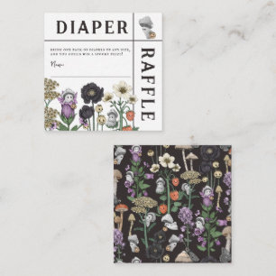 Carte D'accompagnement Flore Fantômes Halloween Baby shower Déchets Raffi