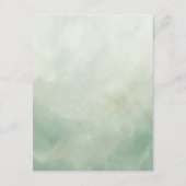 Carte D'accompagnement Foliage tropical Informations sur le Mariage flora (Dos)