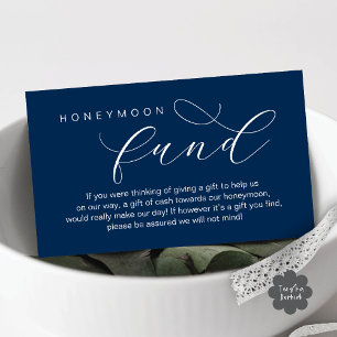 Carte D'accompagnement Fonds de lune de miel mariage, Souhaite, minimalis