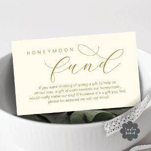 Carte D'accompagnement Fonds de lune de miel mariage, Souhaite, minimalis