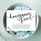 Carte D'accompagnement Fonds de lune de miel Souhaitez de l'argent compta