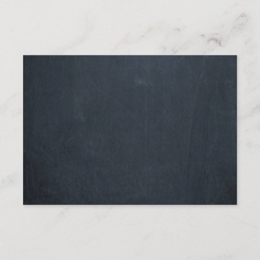 Carte D'accompagnement Fontaine à souhaits de mariage Aqua Chalkboard (Dos)