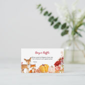 Carte D'accompagnement Forêt Amis Déchets de bois Raffin (Debout devant)