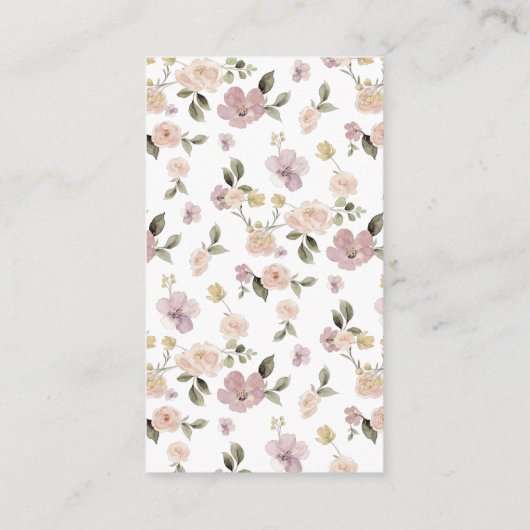 Carte D'accompagnement Forêt de fleurs botaniques Bébé animal Apportez un (Dos)