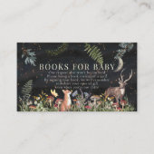 Carte D'accompagnement Forêt enchantée Animaux de bois Livres pour bébé (Devant)