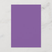 Carte D'accompagnement Forêt Enchantée de Violet à Minuit (Dos)