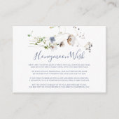 Carte D'accompagnement Forêt sauvage Fleurs de lune de miel souhait (Devant)