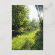 Forêt verte personnalisée