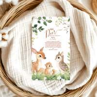 Forêt Woodland Oh Deer Diapper Raffle