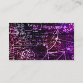Carte D'accompagnement Formules dans l'espace mathématique (Dos)