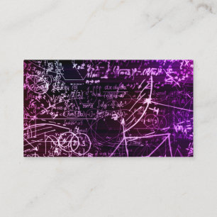 Carte D'accompagnement Formules dans l'espace mathématique