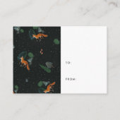 Carte D'accompagnement Fox & Hare | Insert de douche sans encadrement (Dos)