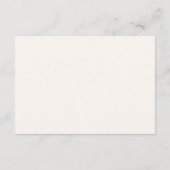 Carte D'accompagnement Fragile Fleur sauvage de la fleur (Dos)