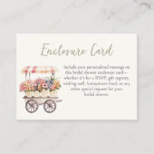 Carte D'accompagnement Fraîchement à la Fête des mariées du marché (Devant)