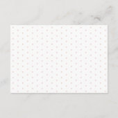 Carte D'accompagnement Framboise rose Bébé Brunch Fromage de couche (Dos)