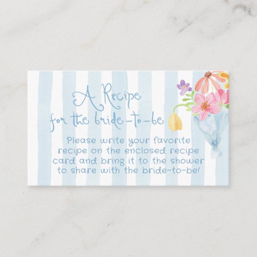 Carte D'accompagnement Fresh Off the market Whimsical Recipe (Devant)