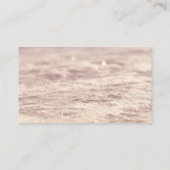 Carte D'accompagnement Froid hiver Flocon de neige rose demande de réserv (Dos)