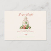 Carte D'accompagnement Fromage au Baby shower doux Berry (Devant)