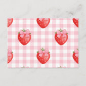 Carte D'accompagnement Fromage de Diapper Rose Sucré Berry (Dos)