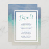 Carte D'accompagnement Frontière océanique peinte (Devant / Derrière)