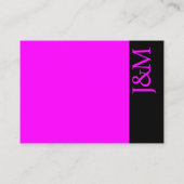 Carte D'accompagnement Fuchsia Hot Pink Magenta Enclosure Details Card (Dos)