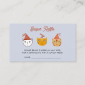 Carte D'accompagnement Fun Kitty Chat Baby shower Déchets Raffin (Devant)