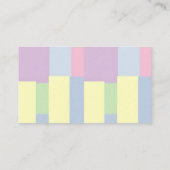 Carte D'accompagnement Funky Cubism Handwritten Diaper Raffle (Dos)