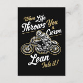 Carte D'accompagnement Funny Biker Citations Sarcastic Motorcycle Rider C (Devant)