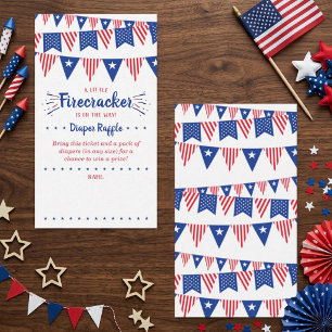 Carte D'accompagnement Fusée Sur La Route ! 4 Juillet Baby Shower