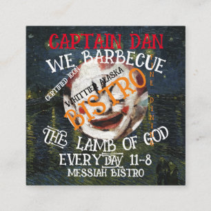 CARTE D'ACCOMPAGNEMENT FV CAPT DAN BARBECUE AGNEAU DIEU TOUS LES JOURS CA