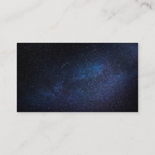 Carte D'accompagnement Galaxy Stars Celestial Starry Mariage de nuit (Dos)