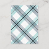 Carte D'accompagnement garçon petit homme moustache menthe marine demande (Dos)