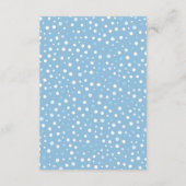 Carte D'accompagnement Garçons Bébé Il fait froid à l'extérieur de la cou (Dos)