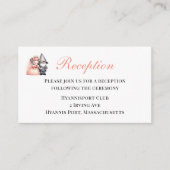 Carte D'accompagnement Garden Gnome Garden Woodland Mariage Réception (Devant)