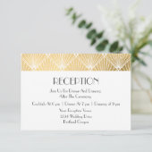 Carte D'accompagnement Gatsby Art Déco Gatsby Gatsby Gatsby Gatsby Gatsby (Debout devant)