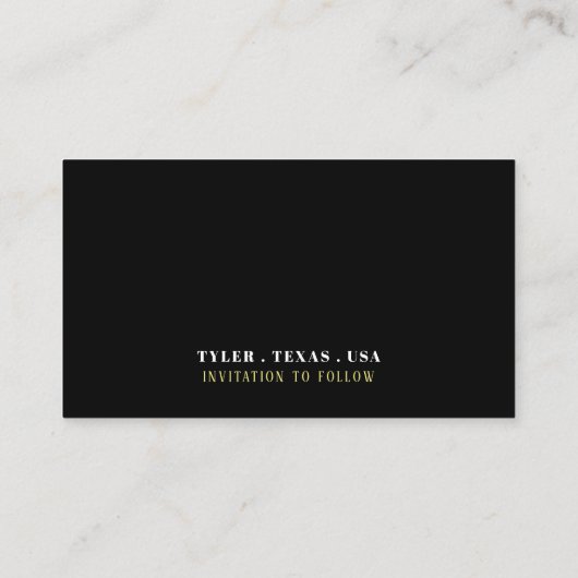 Carte D'accompagnement Gatsby Style Floral Swan, Save the Date (Dos)