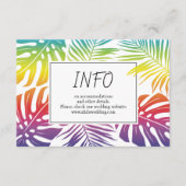 Carte D'accompagnement Gay, lesbienne feuille confetti mariage (Devant)