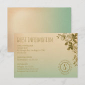 CARTE D'ACCOMPAGNEMENT GC FOREVER IN LOVE INFO CLIENT INFO (Devant / Derrière)