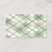 Carte D'accompagnement  Gift Registry QR Code Cute Golfing Teddy Bear (Dos)