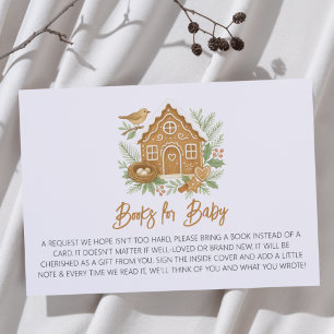 Carte D'accompagnement Gingerbread House Nesting Party Books for Baby