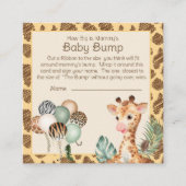Carte D'accompagnement Giraffe Poster de animal Baby Bump Jeu (Devant)