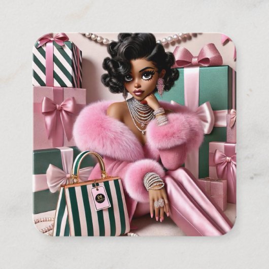 Carte D'accompagnement Glamour Soft (Devant)