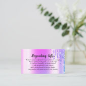 Carte D'accompagnement Glittery Honeymoon Fund mariage de douche nuptiale (Debout devant)