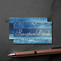 Glitzy Foil | Ice Blue Faux Iridescent Reception
