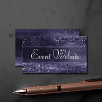 Glitzy Foil | Indigo Midnight Dark Purple Website